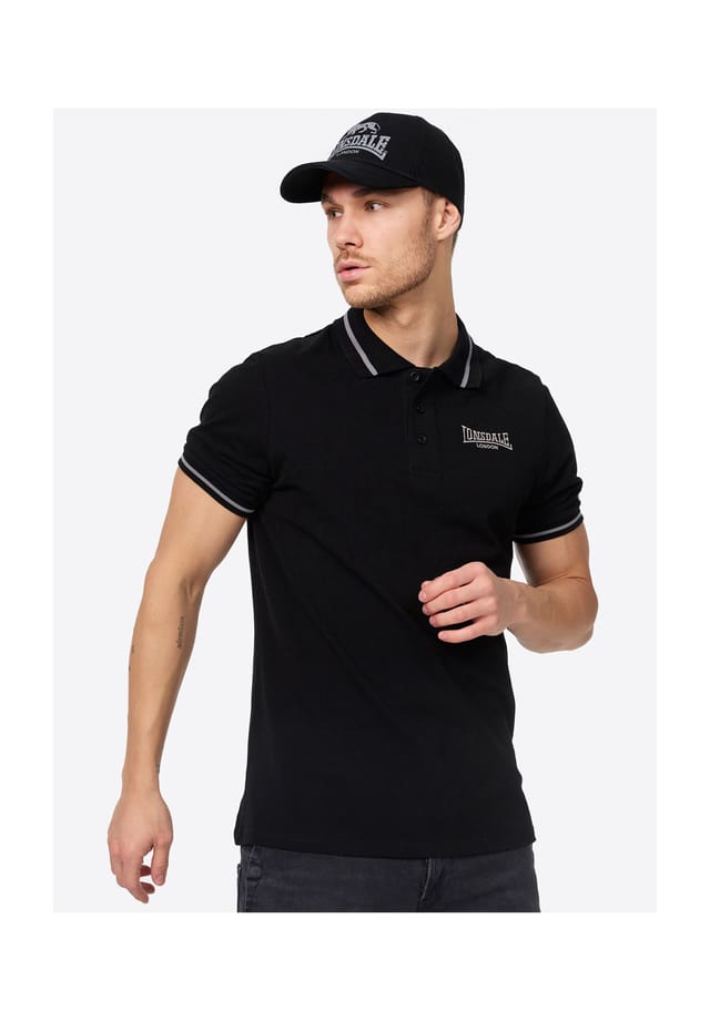 Рубашка поло slim fit causton Lonsdale, черный
Рубашка поло slim fit causton Lonsdale, черный