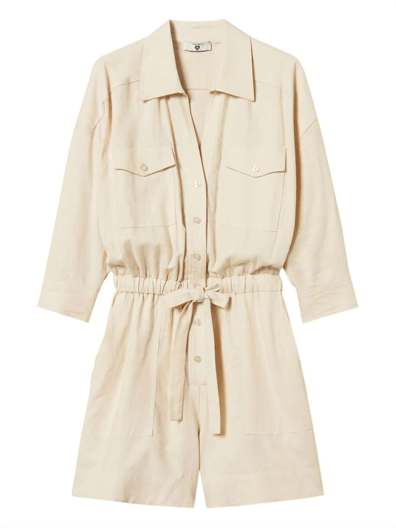 Ромпер с логотипом TWINSET, нейтральный
Ромпер с логотипом TWINSET, нейтральный