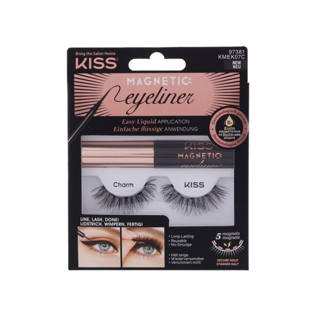 Магнитные накладные ресницы и магнитная подводка для глаз Kiss
Магнитные накладные ресницы и магнитная подводка для глаз Kiss
