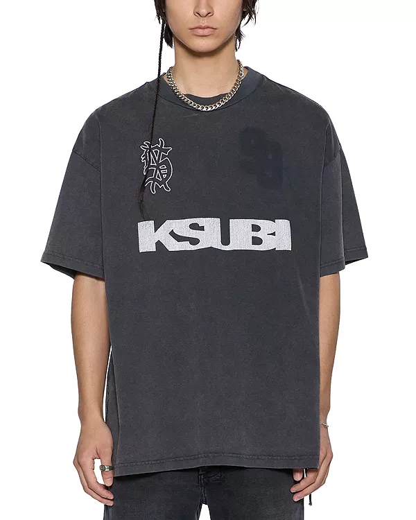 Прочная футболка с графическим принтом "Ekcess Blast" Ksubi, серый
Прочная футболка с графическим принтом "Ekcess Blast" Ksubi, серый