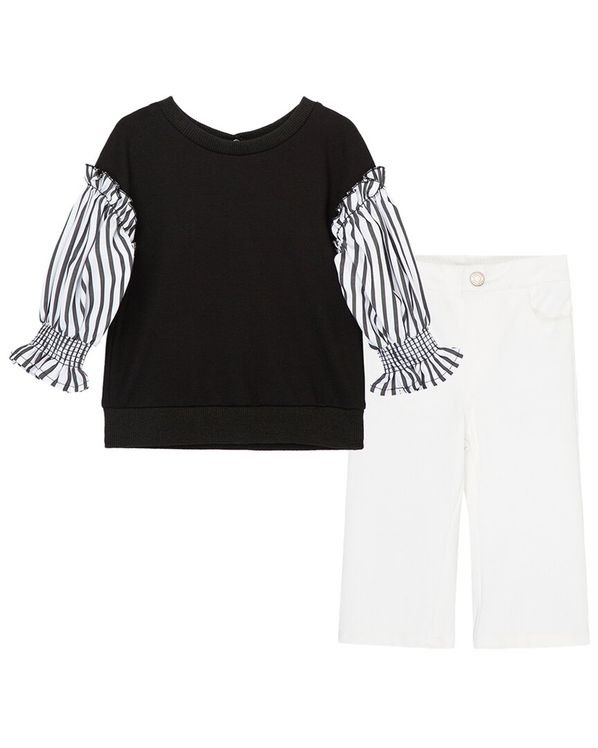 Комплект из обычных брюк и пуловера Habitual, черный 
Комплект из обычных брюк и пуловера Habitual, черный