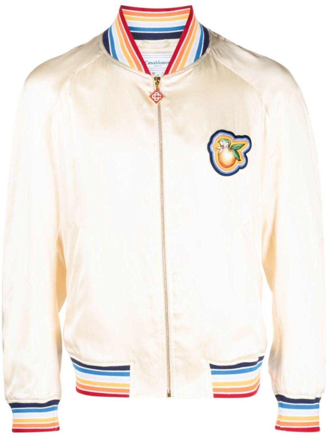 Бомбер с нашивкой-логотипом Casablanca, бежевый
Бомбер с нашивкой-логотипом Casablanca, бежевый