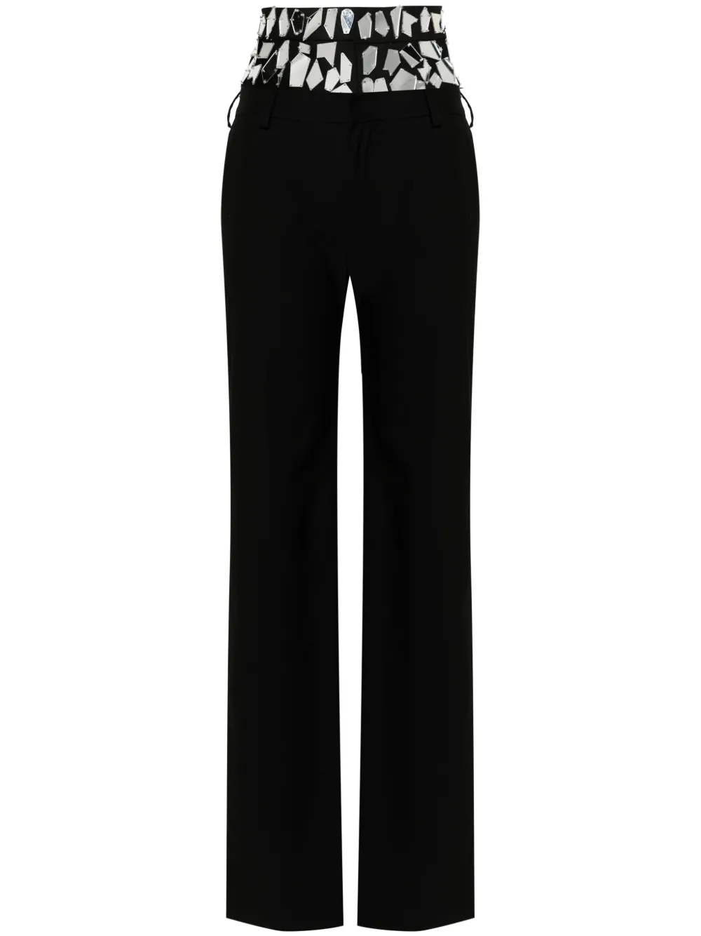Брюки строгого кроя с двойным поясом Loulou, черный
Брюки строгого кроя с двойным поясом Loulou, черный