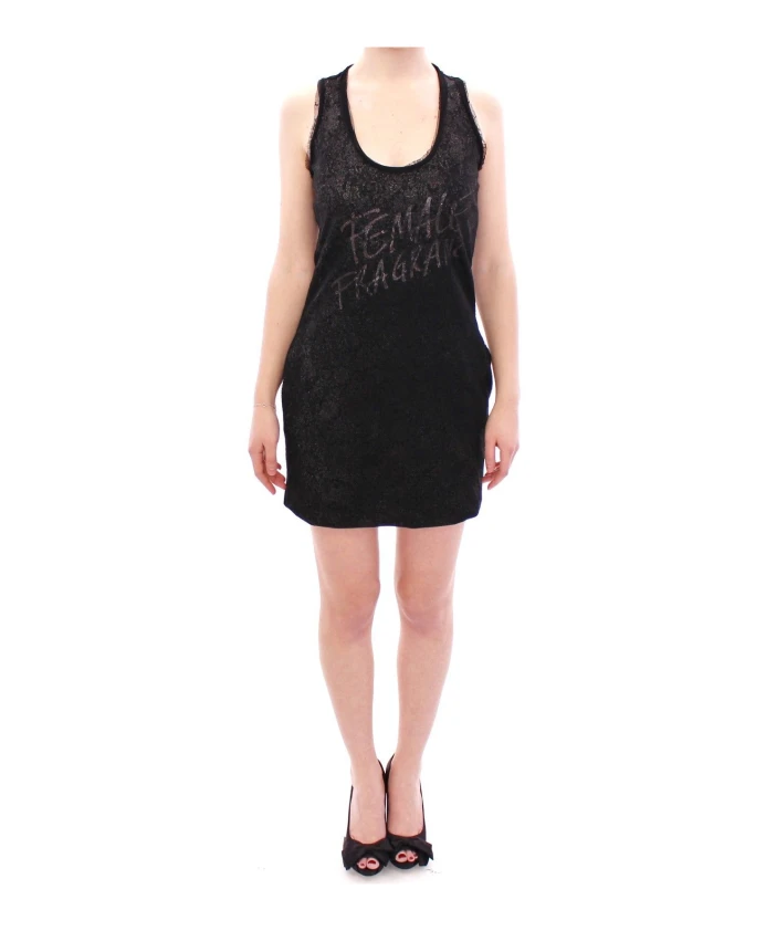 Мини-Платье из эластичной ткани с кружевной подкладкой Ermanno Scervino, черный
Мини-Платье из эластичной ткани с кружевной подкладкой Ermanno Scervino, черный