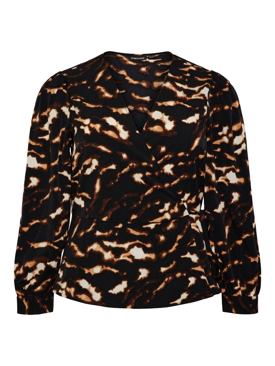 Топ PIECES Curve Adelena, черный 
Топ PIECES Curve Adelena, черный