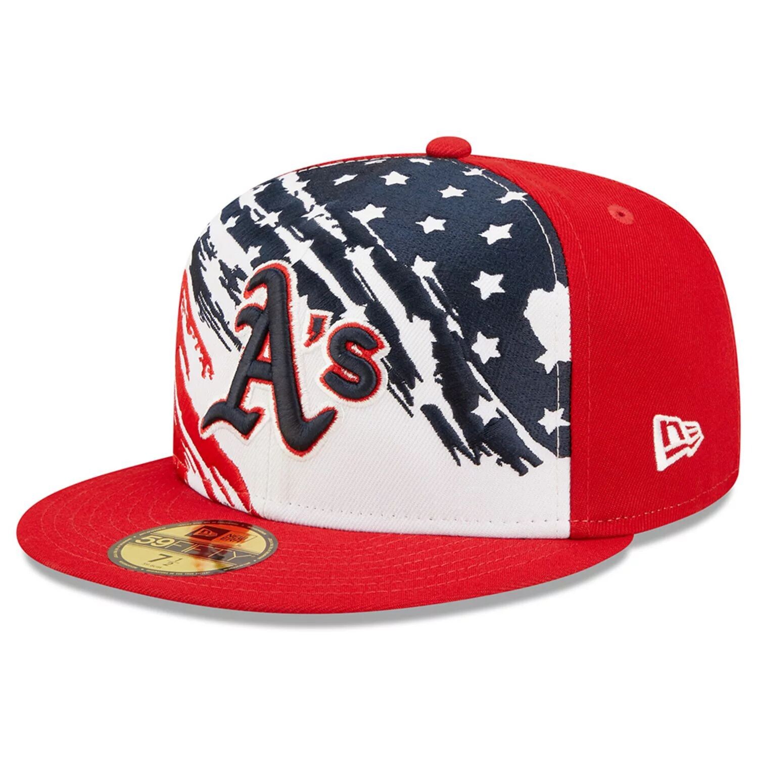Мужская кепка New Era Red Oakland Athletics 2022, 4 июля для игры на поле 59FIFTY.
Мужская кепка New Era Red Oakland Athletics 2022, 4 июля для игры на поле 59FIFTY.