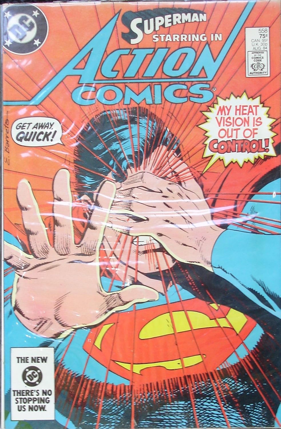 Action Comics (1938, 1st series) #558 (DC Comics)
Action Comics (1938, 1st series) #558 (DC Comics)