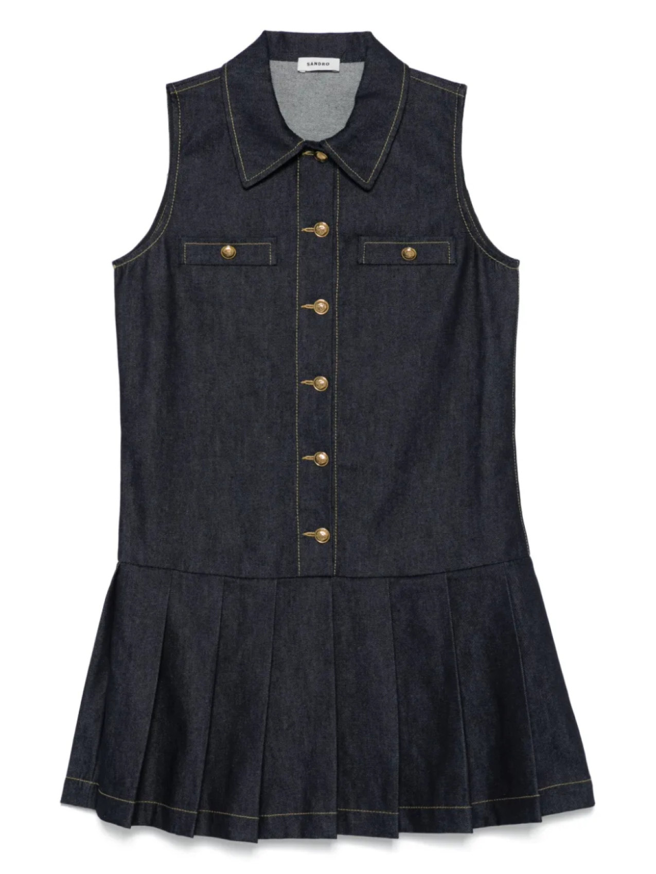 SANDRO джинсовое платье мини, синий
SANDRO джинсовое платье мини, синий