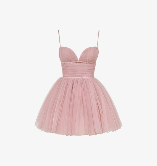 Атласное мини-платье Эммелиетт House Of Cb, розовый 
Атласное мини-платье Эммелиетт House Of Cb, розовый