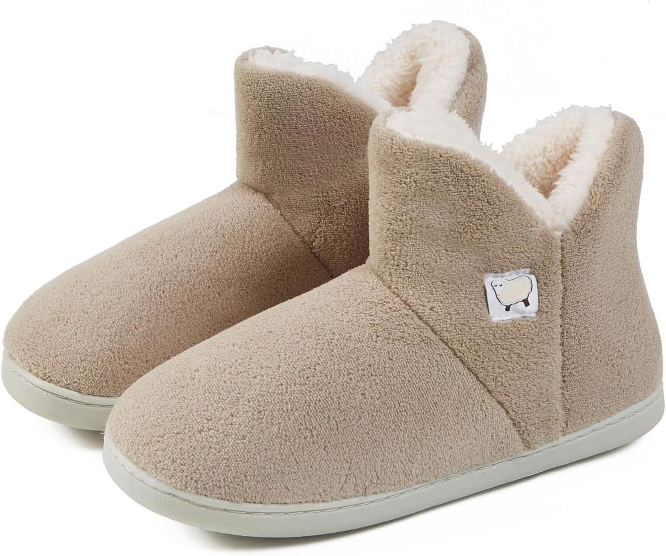 Женские угги-тапочки, пушистые теплые тапочки с памятью формы, мягкие комфортные ботинки с противоскользящей подошвой, тапочки с флисовой подкладкой, пушистые домашние туфли, обувь для прогулок внутри и снаружи дома Rianclud, бежевый
Женские угги-тапочки, пушистые теплые тапочки с памятью формы, мягкие комфортные ботинки с противоскользящей подошвой, тапочки с флисовой подкладкой, пушистые домашние туфли, обувь для прогулок внутри и снаружи дома Rianclud, бежевый