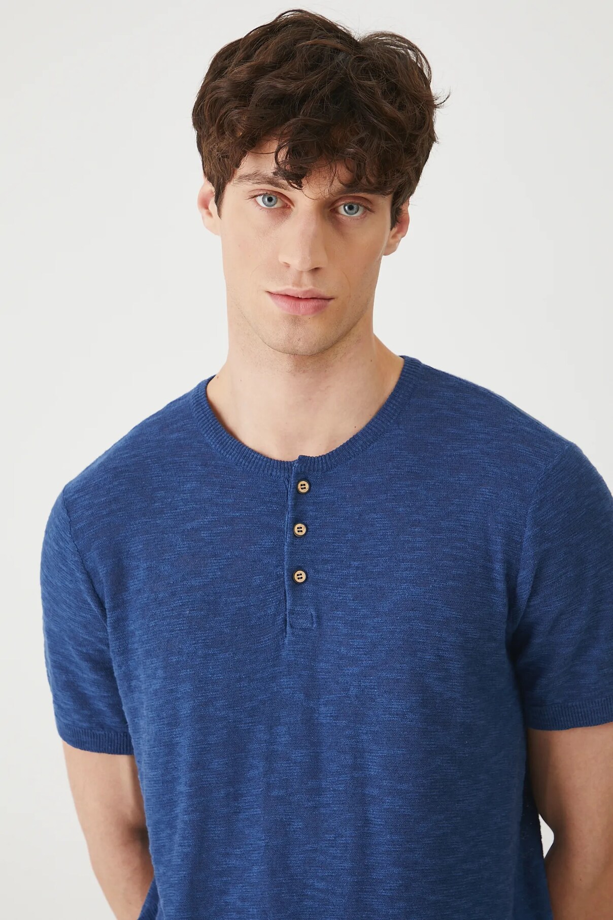 Футболка из льняной ткани Medicine, синий 
Футболка из льняной ткани Medicine, синий