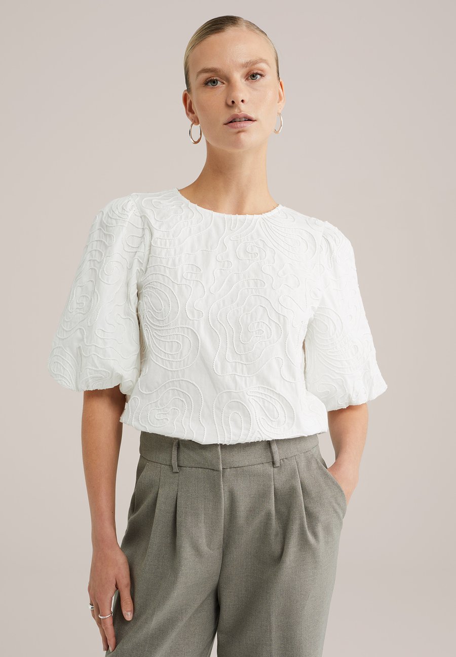 Блуза WE Fashion Blouse, Off White/Off-White
Блуза WE Fashion Blouse, Off White/Off-White