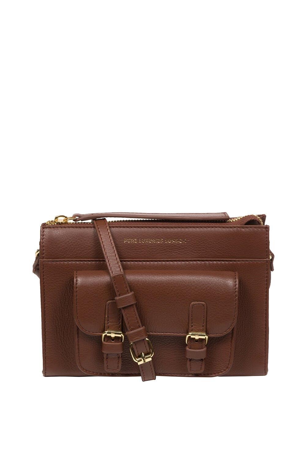 Сумка через плечо 'Monica' из кожи наппа Pure Luxuries London, коричневый
Сумка через плечо 'Monica' из кожи наппа Pure Luxuries London, коричневый