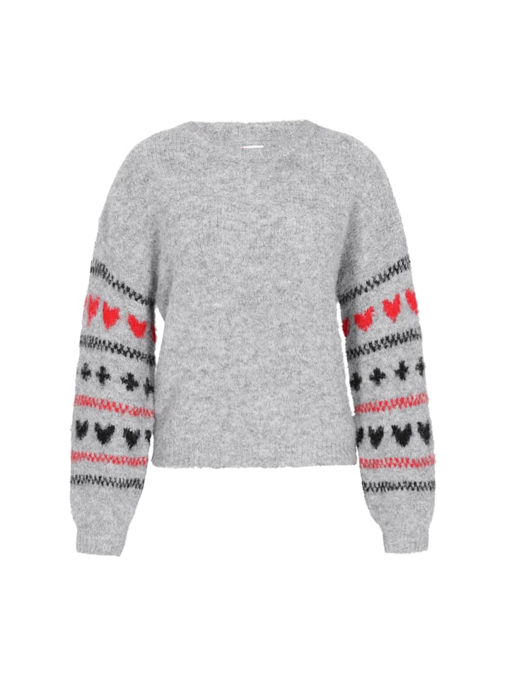 Женский свитер светло-серого цвета myMo
Женский свитер светло-серого цвета myMo