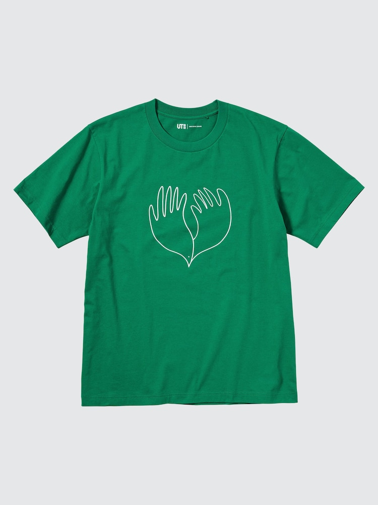 Футболка с графическим принтом «Мир всем» Uniqlo, цвет 55 зеленый
Футболка с графическим принтом «Мир всем» Uniqlo, цвет 55 зеленый