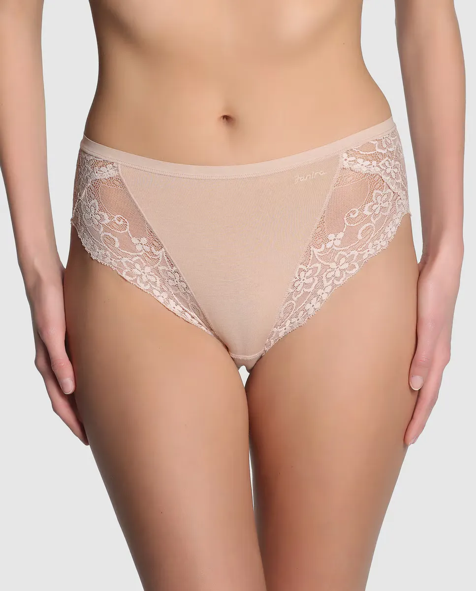 Женские трусики Janira с хлопковым кружевом, бежевый
Женские трусики Janira с хлопковым кружевом, бежевый