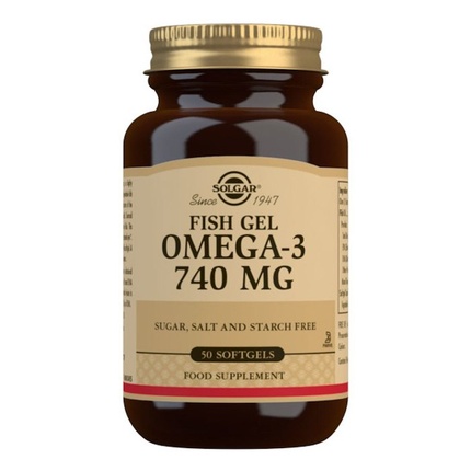Fishgel Omega 740 мг 50 мягких капсул Solgar
Fishgel Omega 740 мг 50 мягких капсул Solgar