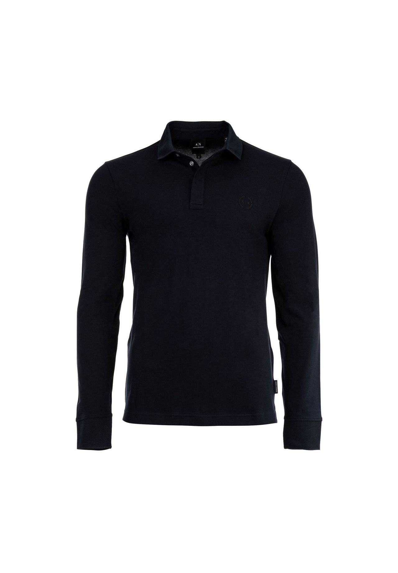 Мужская рубашка-поло с длинными рукавами - планка на пуговицах, пике, хлопок стрейч ARMANI EXCHANGE, морской
Мужская рубашка-поло с длинными рукавами - планка на пуговицах, пике, хлопок стрейч ARMANI EXCHANGE, морской