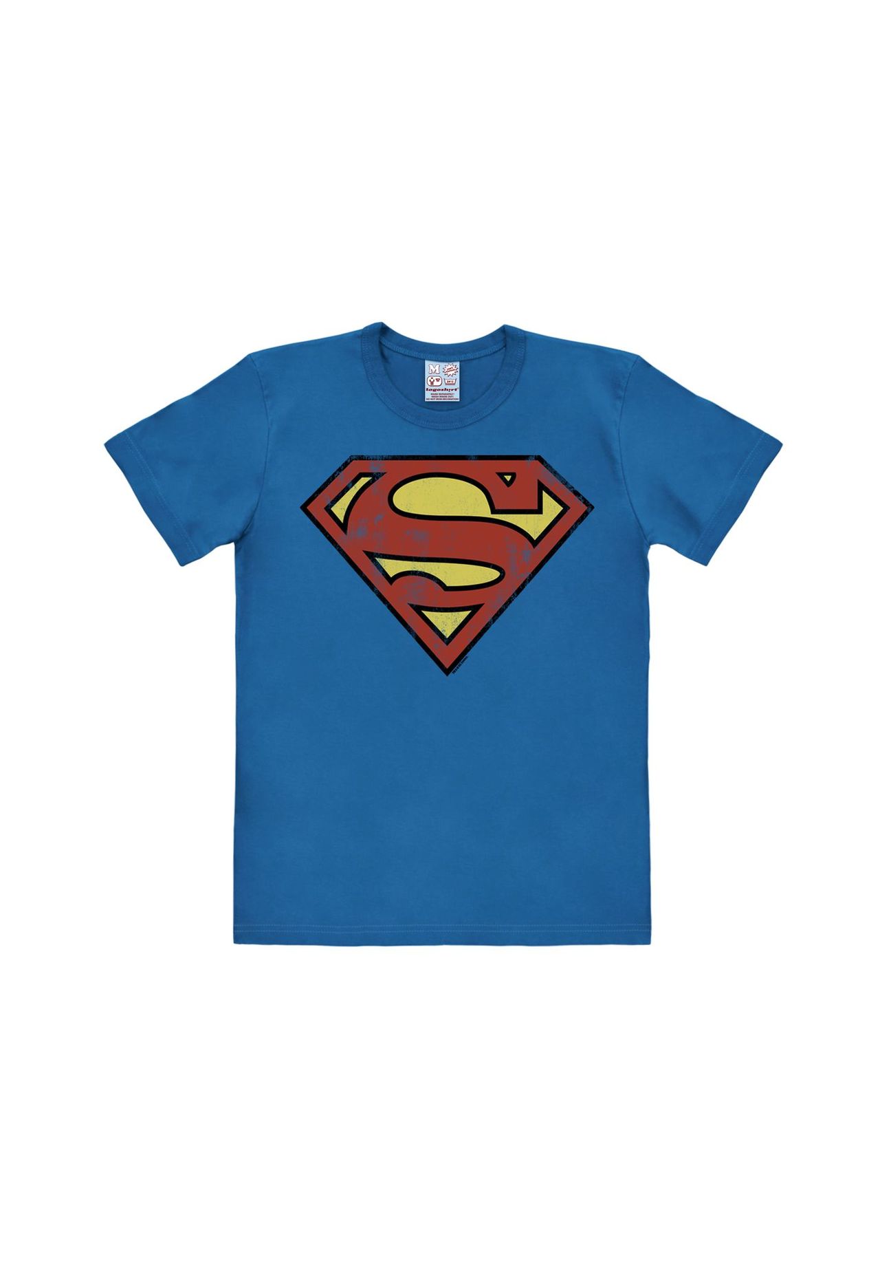Футболка Easyfit Superman — логотип LOGOSHIRT, цвет Azure Blue 
Футболка Easyfit Superman — логотип LOGOSHIRT, цвет Azure Blue