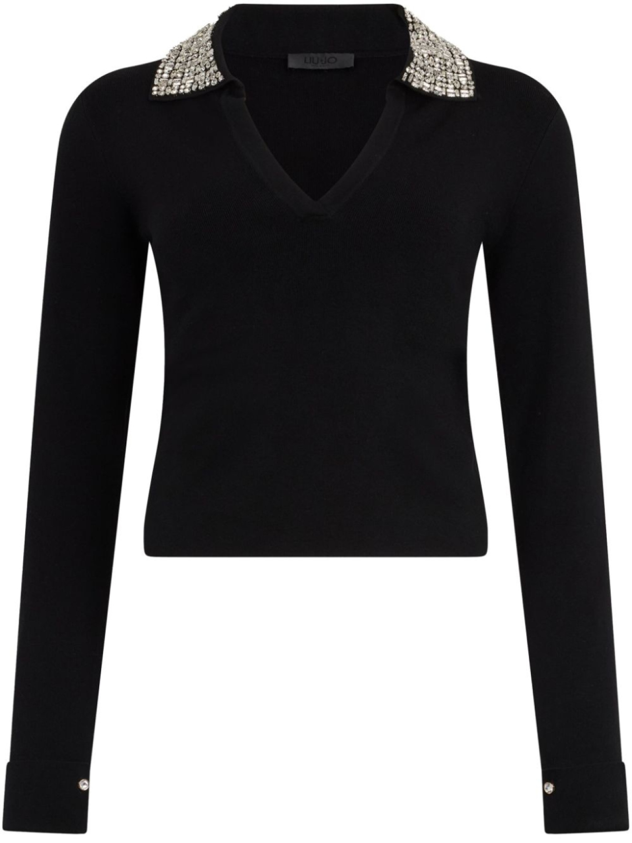 LIU JO свитер с воротником поло, черный
LIU JO свитер с воротником поло, черный