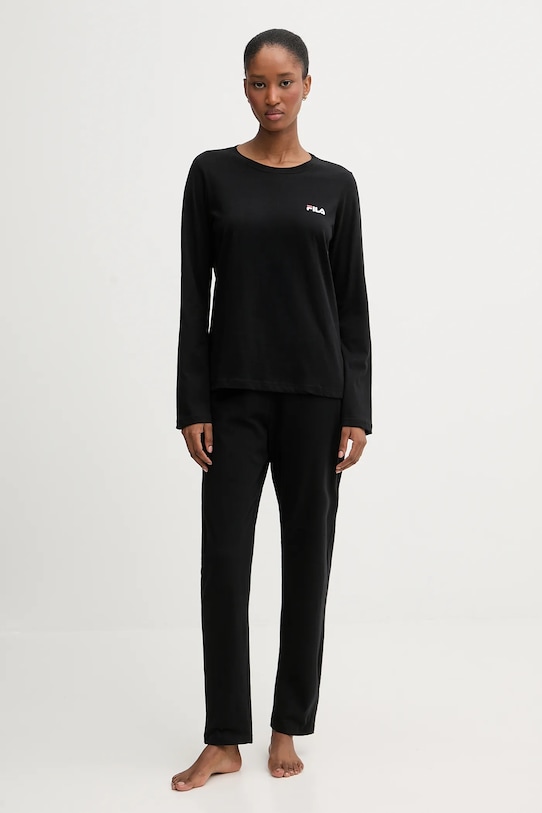 Хлопковая пижама Fila, черный
Хлопковая пижама Fila, черный