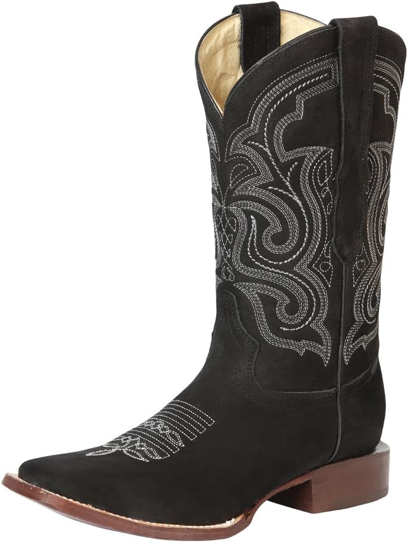 Мужские ковбойские сапоги El General из нубука - черные Generic
Мужские ковбойские сапоги El General из нубука - черные Generic