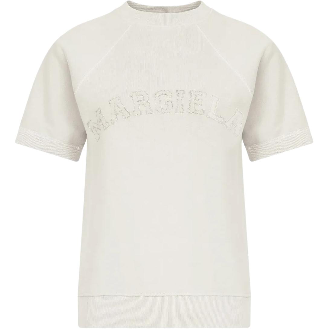 Short Sleeve Sweatshirt Maison Margiela, слоновая кость, Бежевый, Short Sleeve Sweatshirt Maison Margiela, слоновая кость
Short Sleeve Sweatshirt Maison Margiela, слоновая кость, Бежевый, Short Sleeve Sweatshirt Maison Margiela, слоновая кость