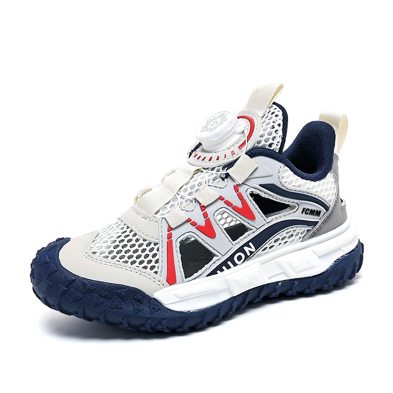 Детские сандалии с низким верхом, нескользящие и дышащие FCMM, синий
Детские сандалии с низким верхом, нескользящие и дышащие FCMM, синий