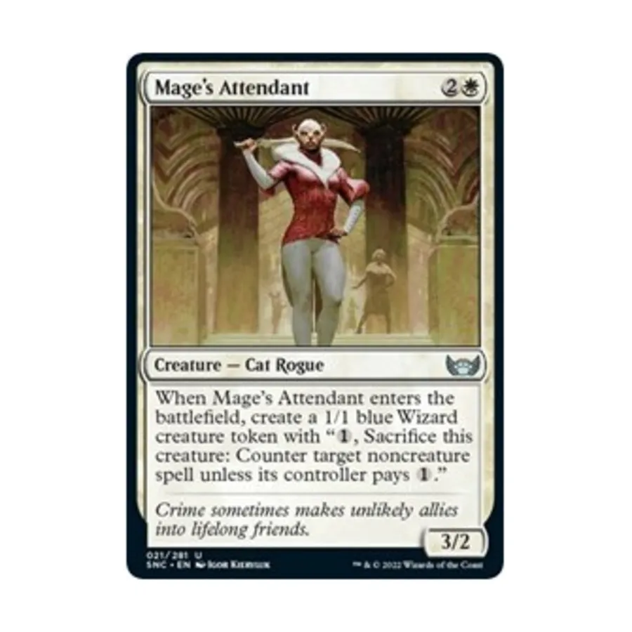 CCG Служитель мага (U), MTG - Streets of New Capenna
CCG Служитель мага (U), MTG - Streets of New Capenna