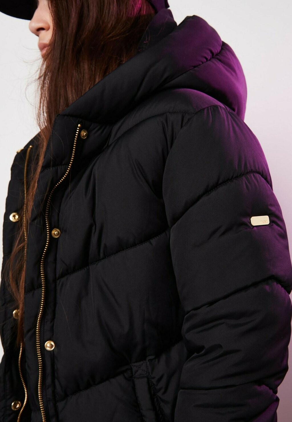 Зимнее пальто Shower Resistant Chevron Duvet Padded Next, черный
Зимнее пальто Shower Resistant Chevron Duvet Padded Next, черный
