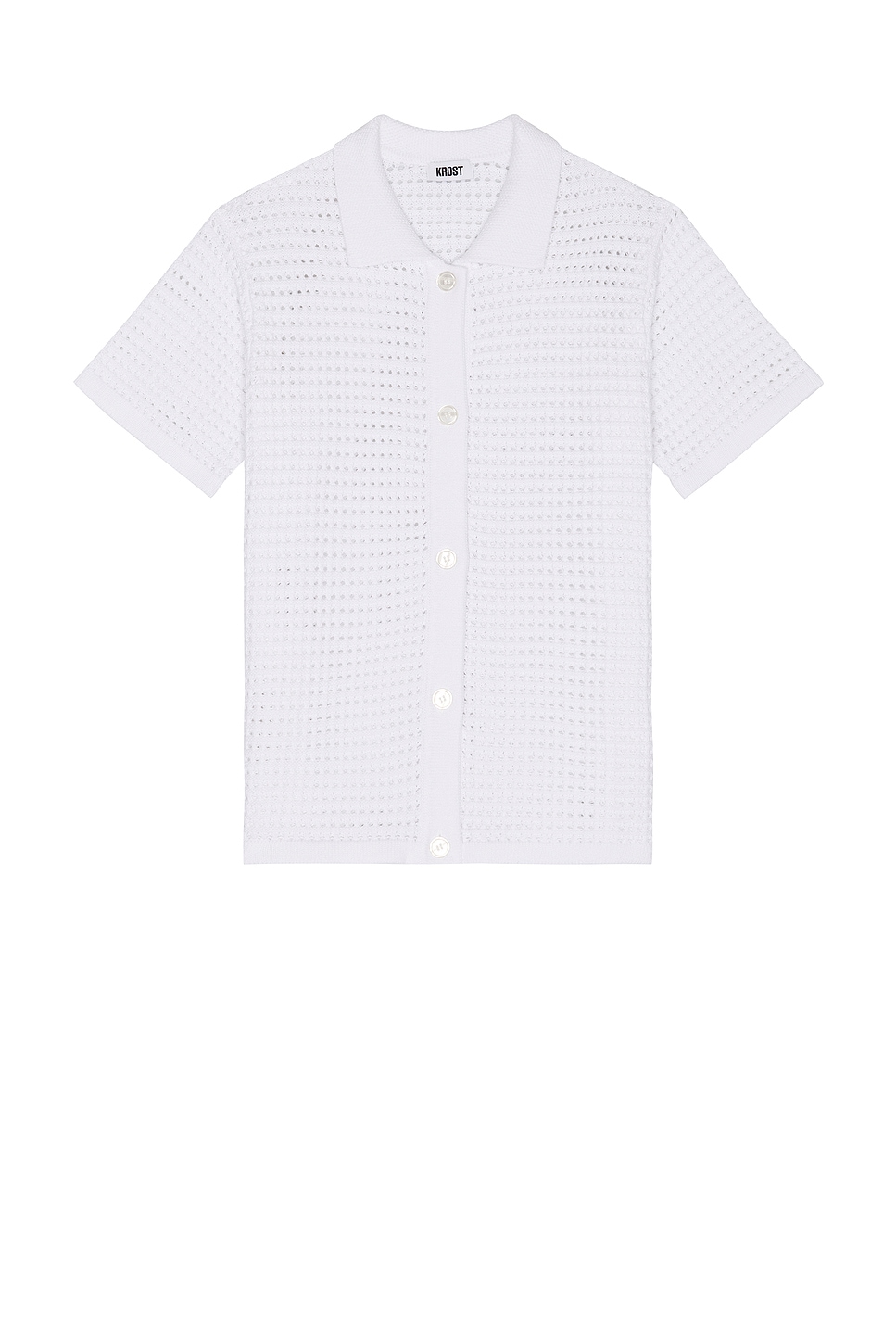 Короткая рубашка на пуговицах Venice Krost, white
Короткая рубашка на пуговицах Venice Krost, white