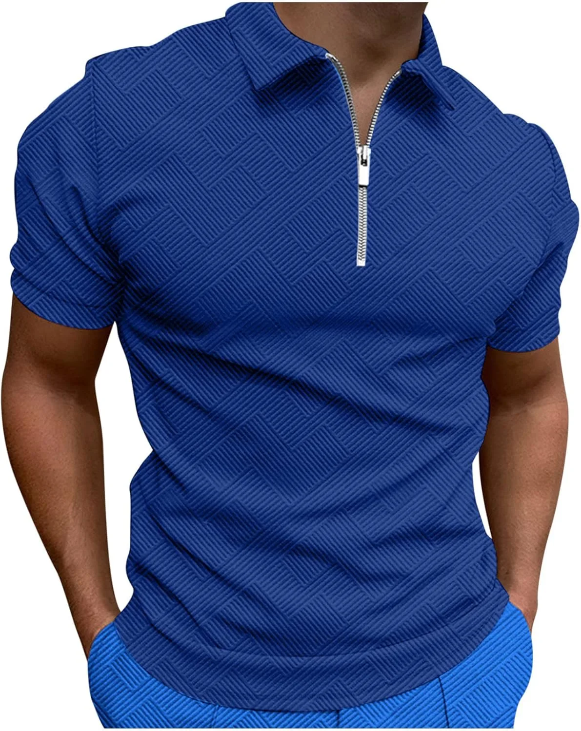 Мужская короткая рукав рубашка-поло | Дышащая хлопковая ткань, универсальная для повседневной носки
Мужская короткая рукав рубашка-поло | Дышащая хлопковая ткань, универсальная для повседневной носки