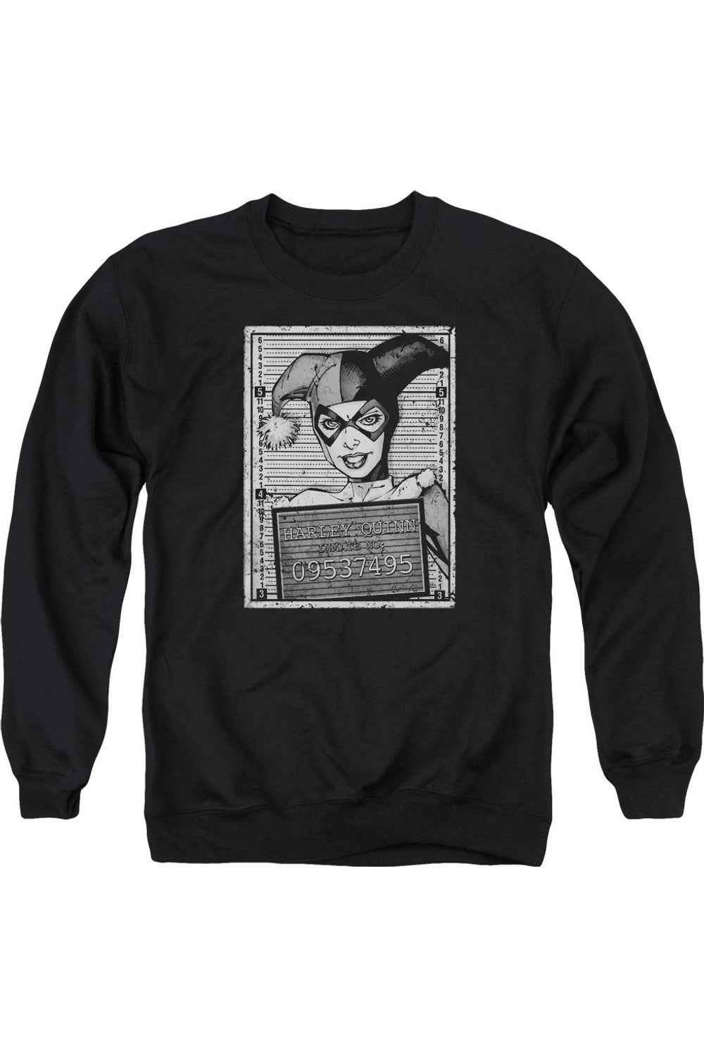 Толстовка Batman Harley Inmate для взрослых с круглым вырезом Gildan, черный
Толстовка Batman Harley Inmate для взрослых с круглым вырезом Gildan, черный