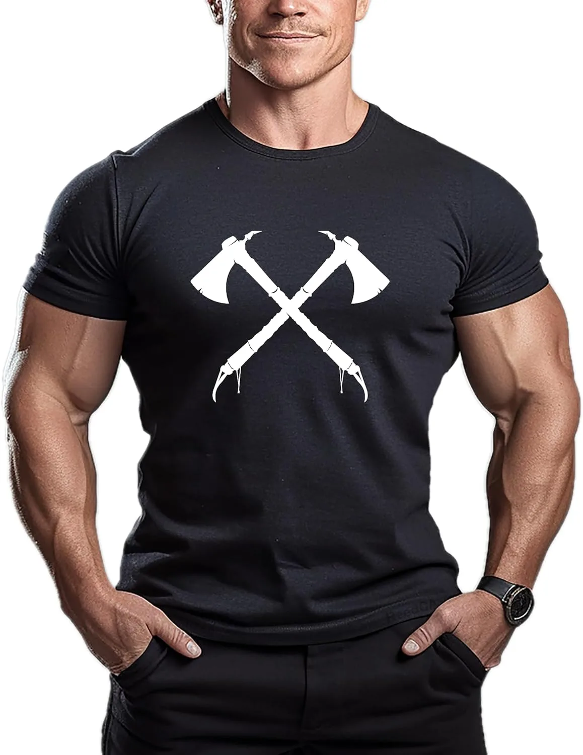 Футболка Viking Tomahawk мужская, хлопковая с коротким рукавом для тренировок ReedCA
Футболка Viking Tomahawk мужская, хлопковая с коротким рукавом для тренировок ReedCA