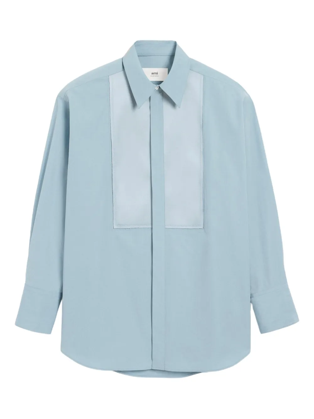 Хлопковая рубашка AMI Paris, синий
Хлопковая рубашка AMI Paris, синий