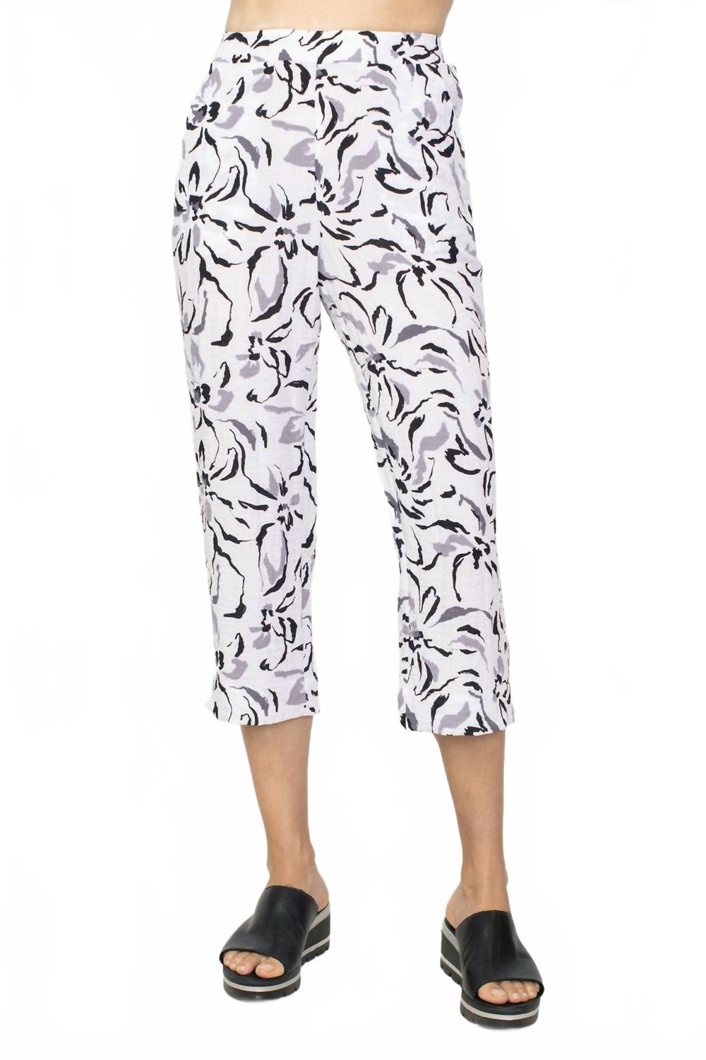 Брюки-капри Express Travel с цветочным принтом, расписанные вручную, белого цвета Habitat, белый
Брюки-капри Express Travel с цветочным принтом, расписанные вручную, белого цвета Habitat, белый