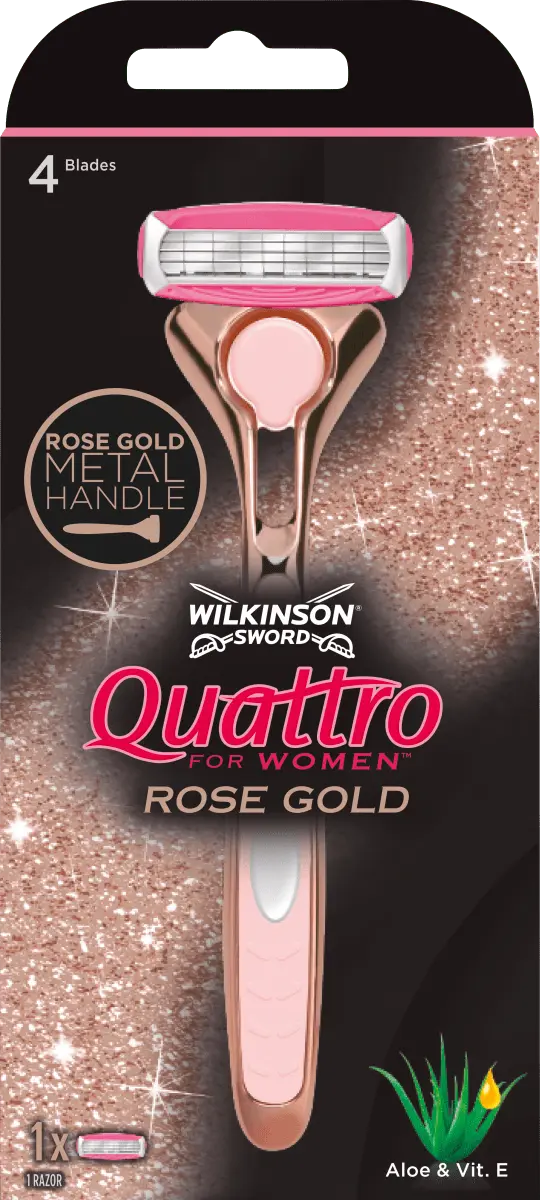 Бритва Quattro для женщин розовое золото 1 штука WILKINSON SWORD, Коричневый, Бритва Quattro для женщин розовое золото 1 штука WILKINSON SWORD
Бритва Quattro для женщин розовое золото 1 штука WILKINSON SWORD, Коричневый, Бритва Quattro для женщин розовое золото 1 штука WILKINSON SWORD
