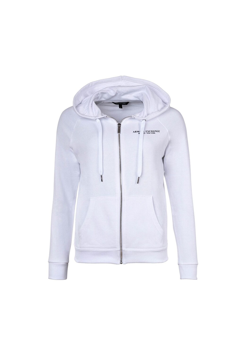 Женская толстовка - молния, капюшон, логотип ARMANI EXCHANGE 
Женская толстовка - молния, капюшон, логотип ARMANI EXCHANGE