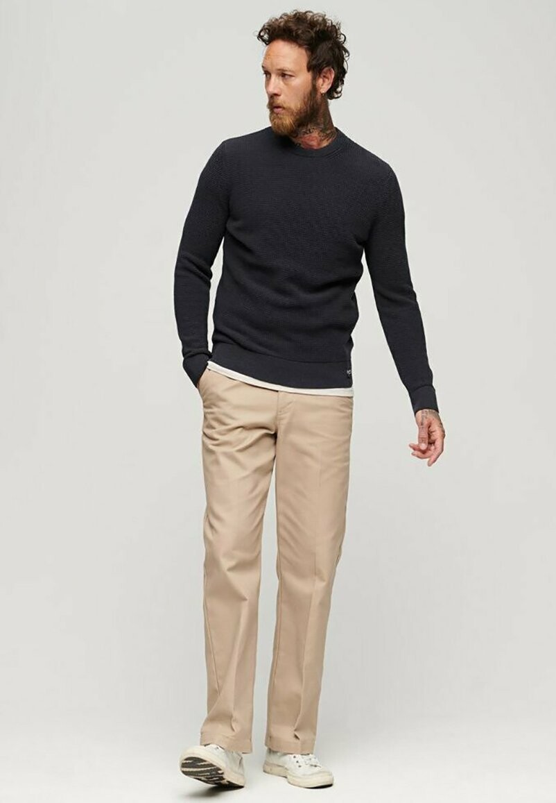 Джемпер TEXTURED CREW Superdry, цвет eclipse navy heather 
Джемпер TEXTURED CREW Superdry, цвет eclipse navy heather