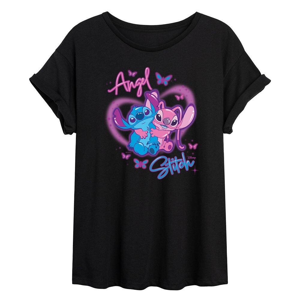 Детская футболка с рисунком Lilo & Stitch Airbrush Stich & Angel Licensed Character, черный
Детская футболка с рисунком Lilo & Stitch Airbrush Stich & Angel Licensed Character, черный