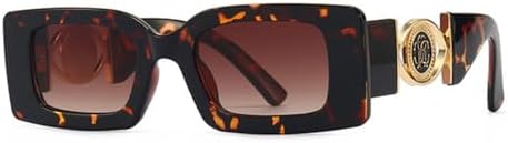 Прямоугольные солнцезащитные очки для женщин и мужчин в винтажном стиле, черные женские солнцезащитные очки, мужские очки с защитой от УФ-излучения UV400 MTZJH, Leopard Tea
Прямоугольные солнцезащитные очки для женщин и мужчин в винтажном стиле, черные женские солнцезащитные очки, мужские очки с защитой от УФ-излучения UV400 MTZJH, Leopard Tea