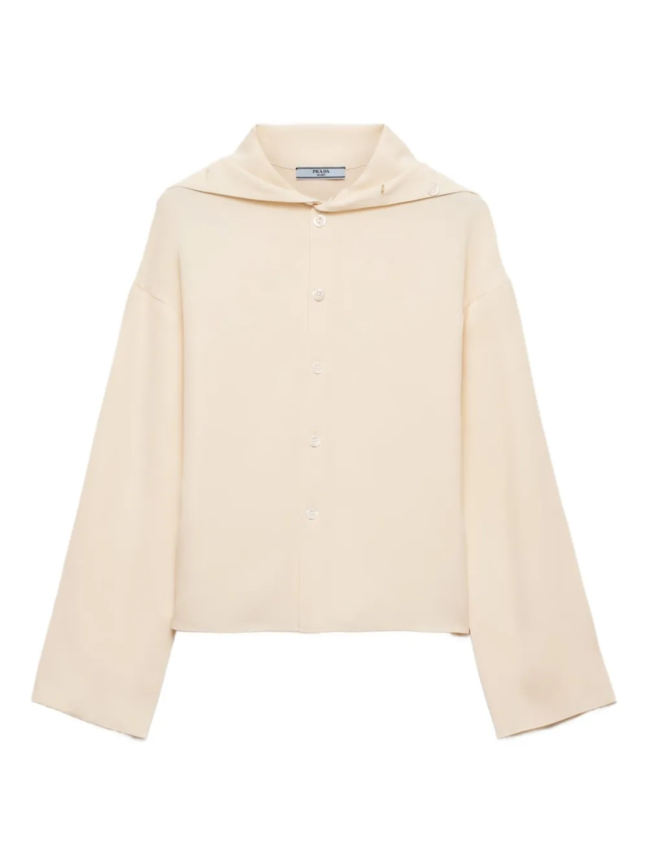 Шелковая рубашка Prada, нейтральный
Шелковая рубашка Prada, нейтральный