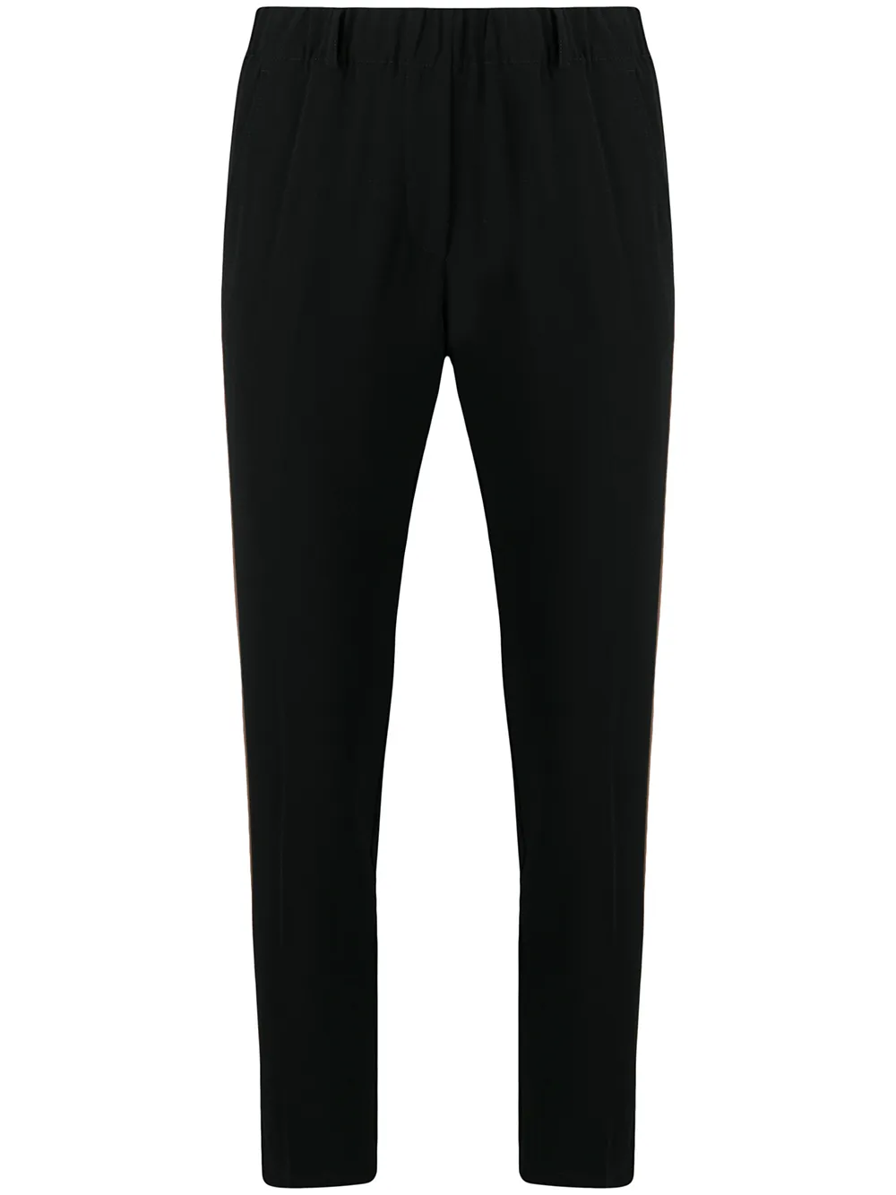 Брюки кроя слим с лампасами Blanca Vita, черный 
Брюки кроя слим с лампасами Blanca Vita, черный