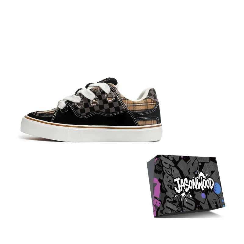 JASONWOOD Износостойкие легкие дышащие лоу-топы для скейтбординга мужские черно-коричневые, цвет Black Brown
JASONWOOD Износостойкие легкие дышащие лоу-топы для скейтбординга мужские черно-коричневые, цвет Black Brown