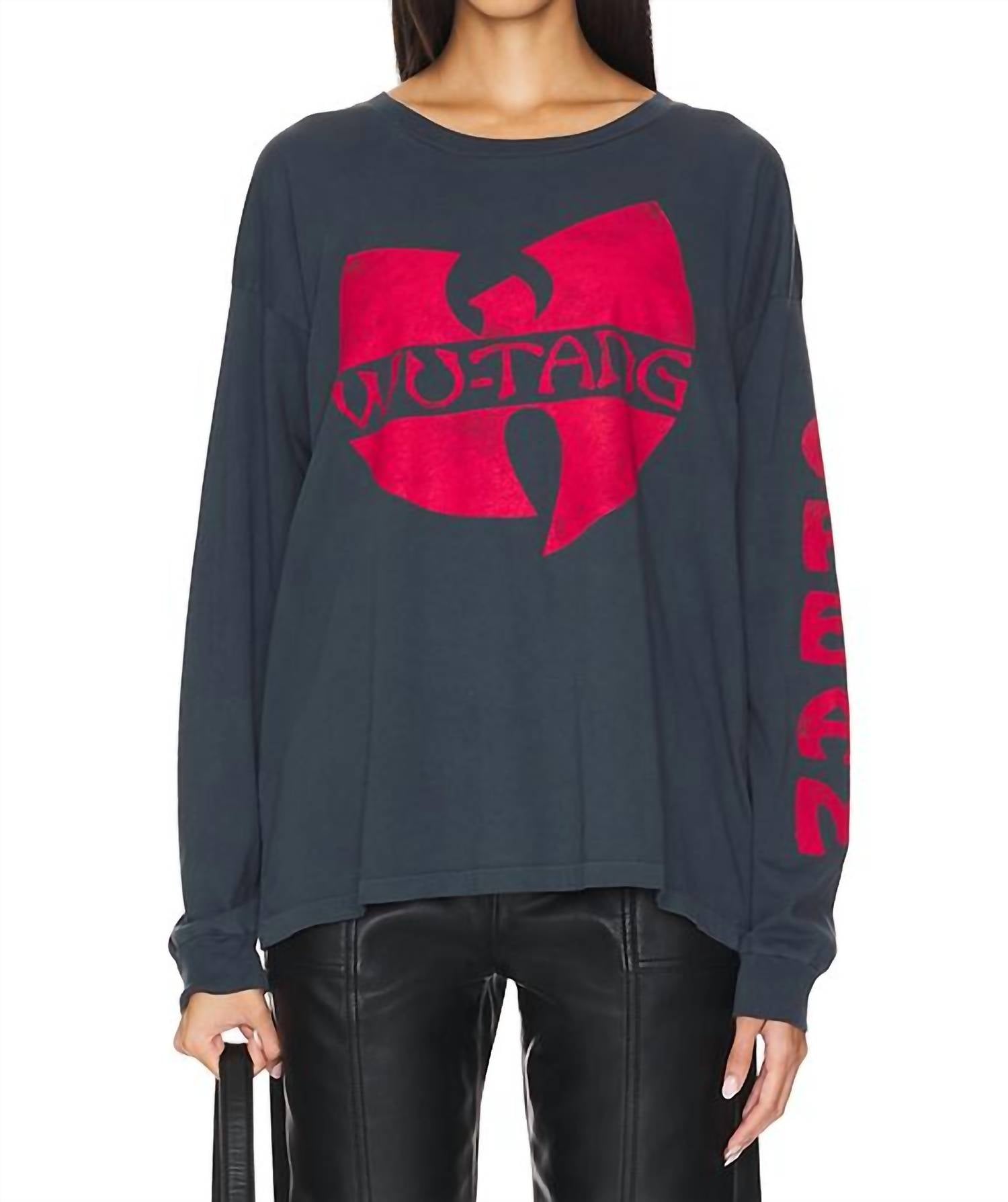 Футболка с длинными рукавами Wu-Tang Cream Merch в винтажном черном цвете DAYDREAMER
Футболка с длинными рукавами Wu-Tang Cream Merch в винтажном черном цвете DAYDREAMER