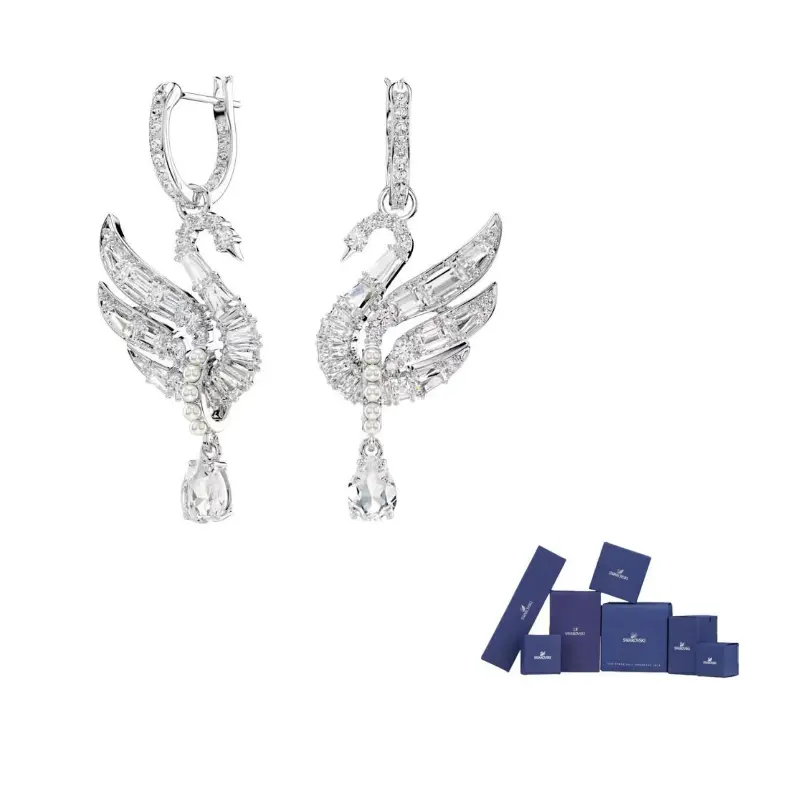 Лебедь кристалл серьги Swarovski
Лебедь кристалл серьги Swarovski