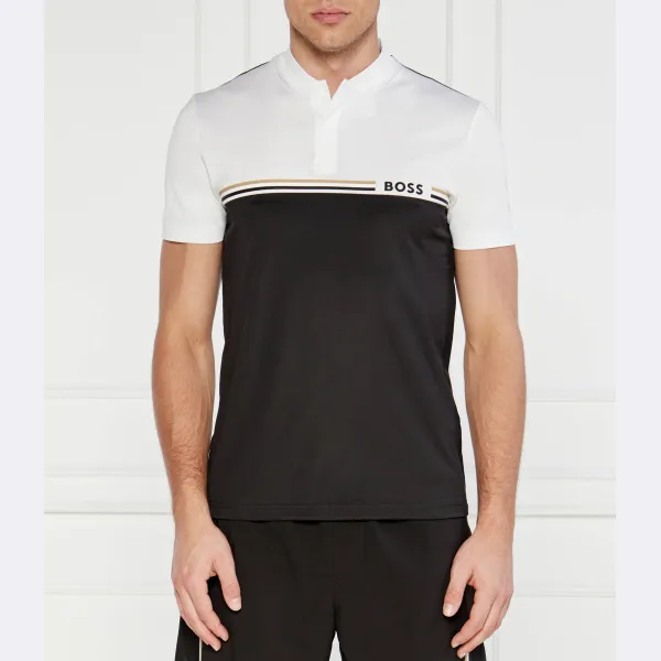 Облегающая рубашка-поло Boss, черный
Облегающая рубашка-поло Boss, черный