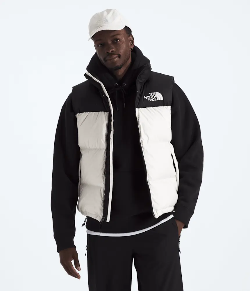 Мужской ретро-жилет Nuptse 1996 года The North Face, White Dune/TNF Black/Recycled Down
Мужской ретро-жилет Nuptse 1996 года The North Face, White Dune/TNF Black/Recycled Down