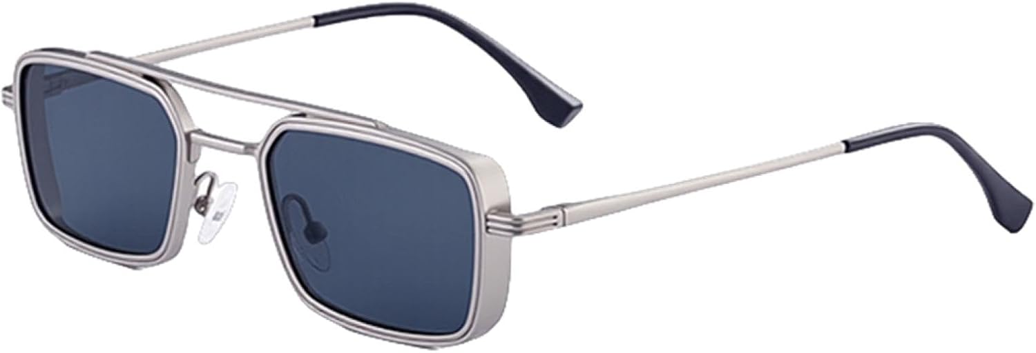 Винтажные панк-солнцезащитные очки прямоугольной формы для мужчин и женщин, роскошная классическая металлическая оправа, стимпанк, защита от УФ-излучения UV400 для вождения TVTBBVV, C9silver3gray
Винтажные панк-солнцезащитные очки прямоугольной формы для мужчин и женщин, роскошная классическая металлическая оправа, стимпанк, защита от УФ-излучения UV400 для вождения TVTBBVV, C9silver3gray