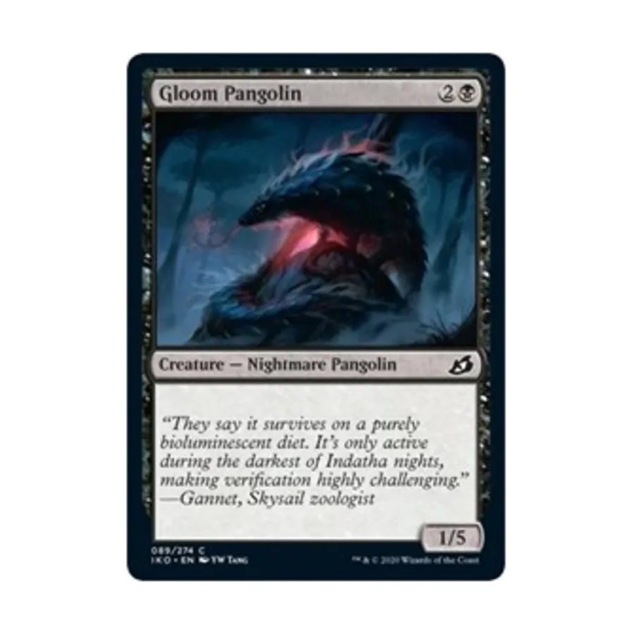 CCG Мрачный панголин (С), MTG - Ikoria - Lair of Behemoths
CCG Мрачный панголин (С), MTG - Ikoria - Lair of Behemoths